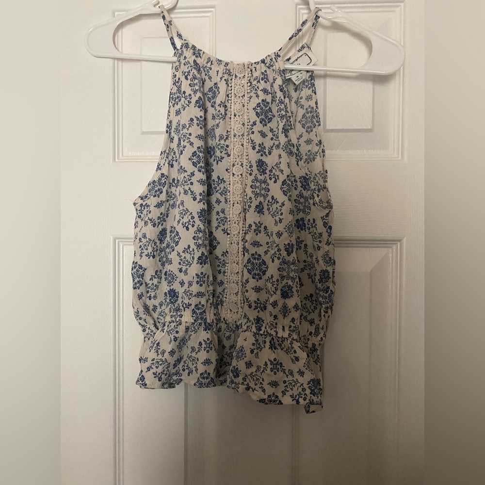 Hippie Rose Printed Halter Top